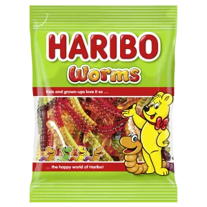 Kummikommid Ussid, HARIBO, 100g