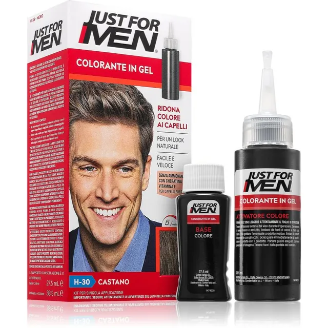Just for Men Color Kit Tooniv juuksevärv meestele varjund H-30 Light Medium Brown 1 tk