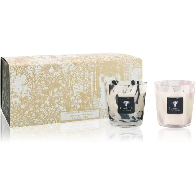 Baobab Collection Pearls Candle Duo Kinkekomplekt