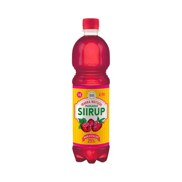 Siirup Vaarikas, AURA, 750 ml
