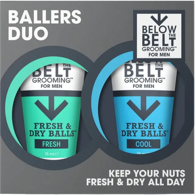 Below the Belt Grooming Fresh and Cool Ballers Duo Kinkekomplekt intiimhügieeniks 1 tk