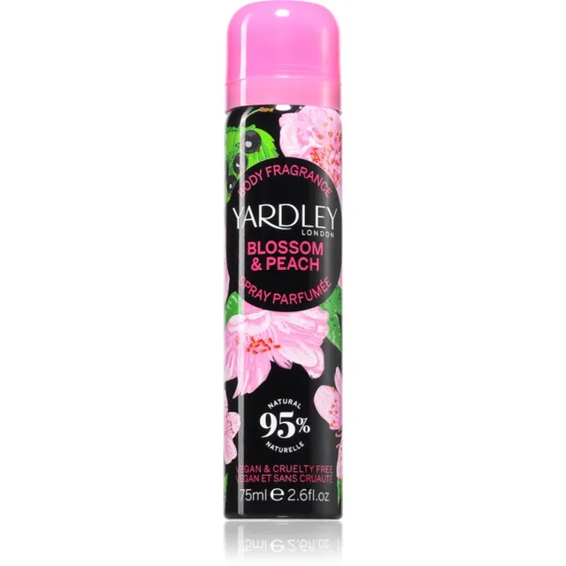 Yardley Blossom & Peach Kehapihusti naistele 75 ml