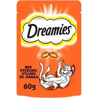 Dreamies suupiste  kassidele kanalihaga 60g