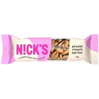 Pähklibatoon krõbe maapähkel, NICKS, 40 g