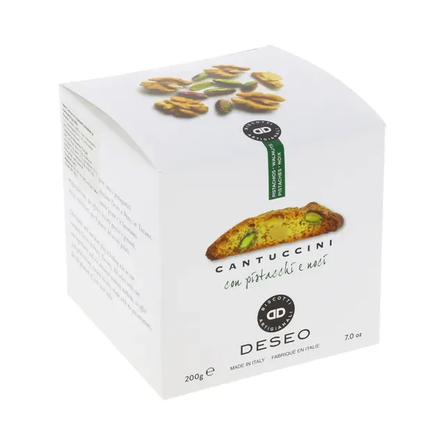 Cantuccini küpsised pistaatsia ja kreekapähkliga, DESEO, 200 g