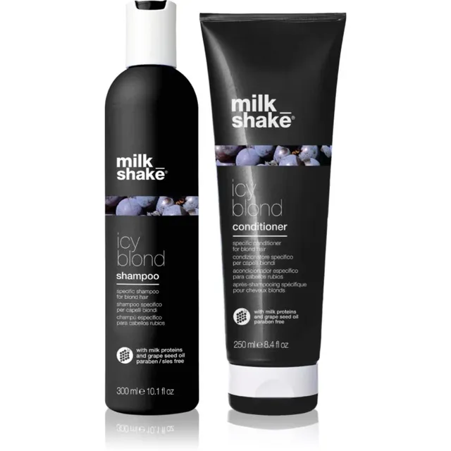 milk_shake® Icy Blond Duo Pack komplekt blondidele ja triibutatud juustele