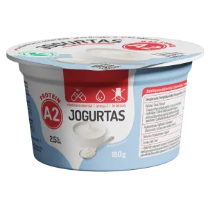A2 jogurt 180g laktoosivaba