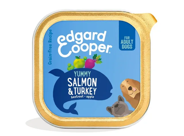 Edgard Cooper koerakonserv, lõhe/kalkun, 150 g