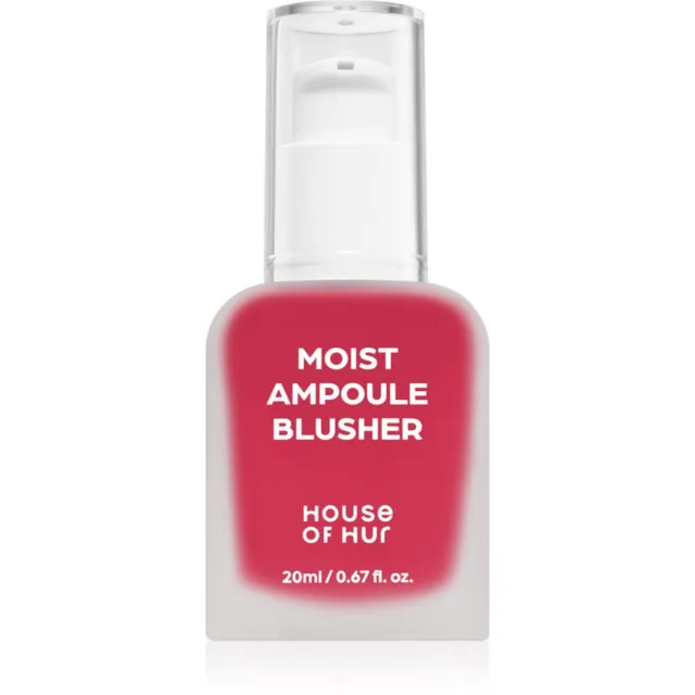 House of Hur Moist Ampoule Blusher Vedel põsepuna varjund 02 Deep Plum 20 ml