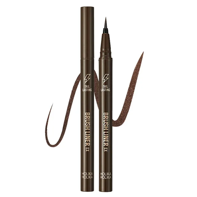 HOLIKA HOLIKA Tail Lasting Brush Liner EX No.02 Dark Brown 0.6g