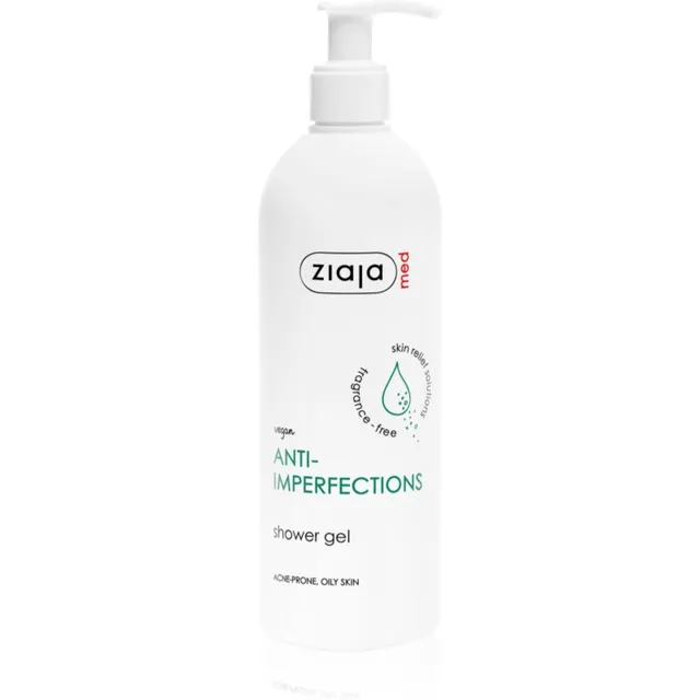 Ziaja Med Anti-Imperfections Rasu vähendav puhastusgeel kehale 400 ml