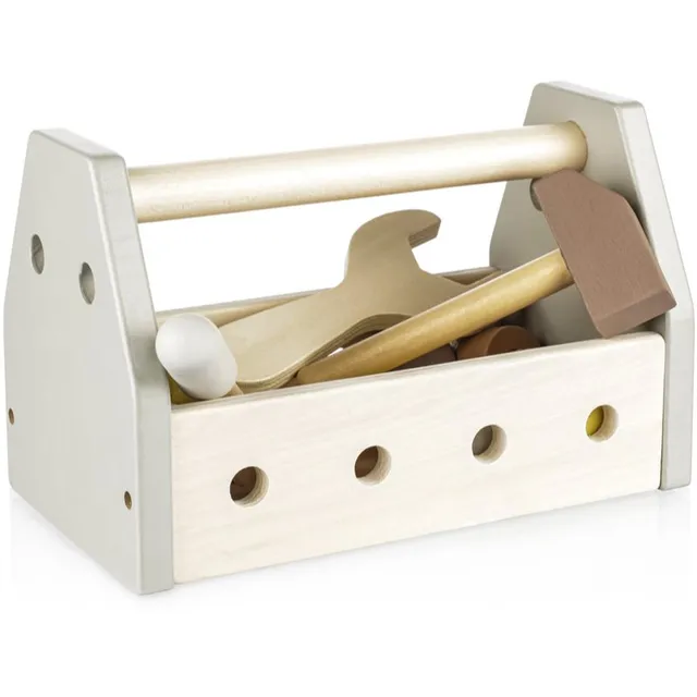 Zopa Wooden Tool Box tööriistakomplekt Brown 14 tk
