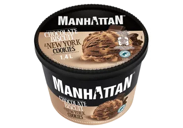 Jäätis MANHATTAN šokokook NY küpsis,707g