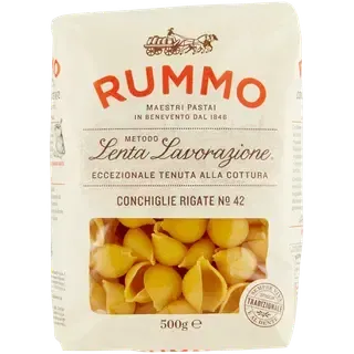 Rummo Conchiglie Rigate Pasta # 42, 500 g