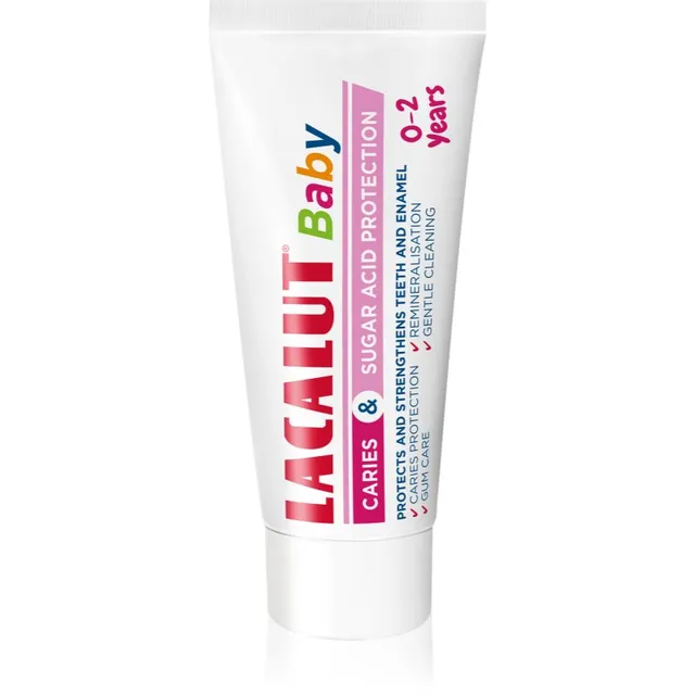 Lacalut Baby Caries and Sugar Acid Protection Laste hambapasta 0-2 Years 55 ml