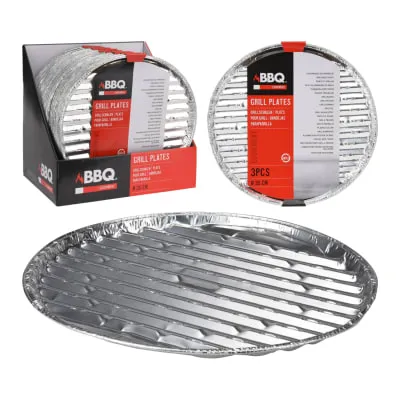 Grillialused BBQ 33x35cm 3tk GR26