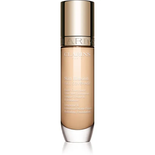 Clarins Skin Illusion Hydrating Foundation Täielikult kattev jumestuskreem varjund 100.3N 30 ml