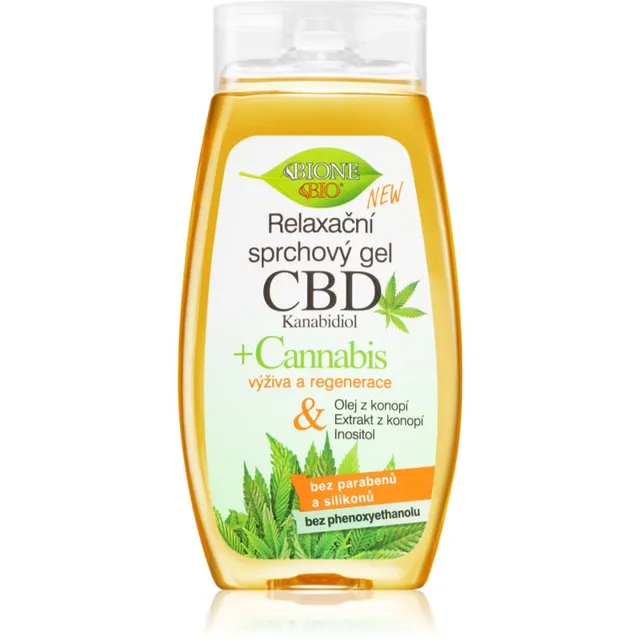 Bione Cosmetics Cannabis CBD Lõõgastav dušigeel CBDga 260 ml