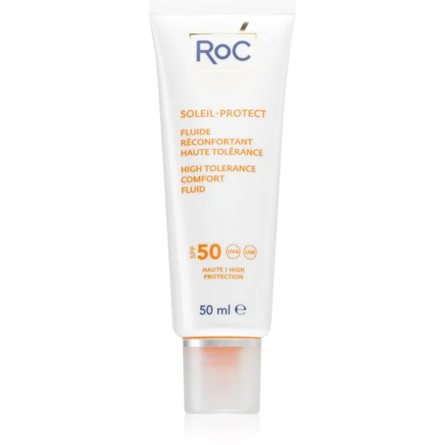 RoC Soleil Protexion+ High Tolerance Comfort Fluid Päevitusvedelik näole SPF 50 50 ml