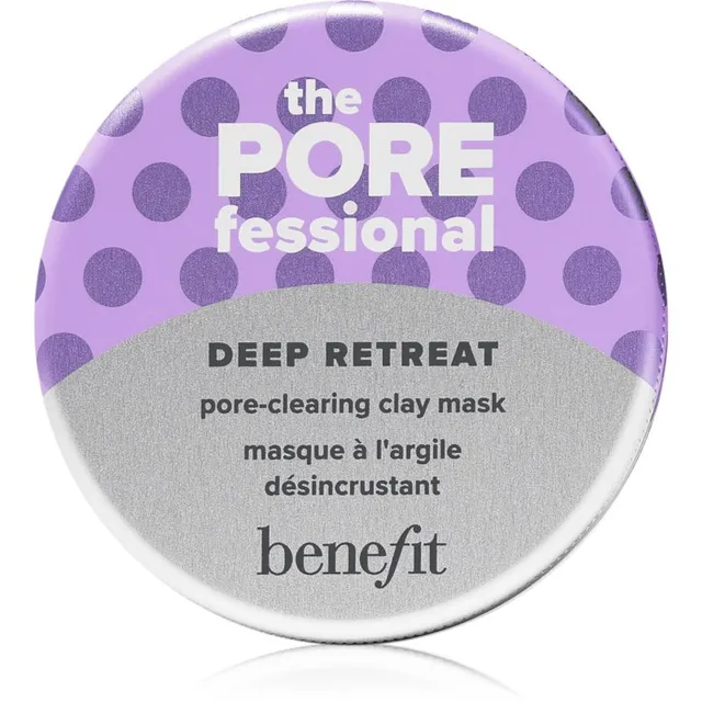Benefit The POREfessional Deep Retreat Puhastav savimask näole laienenud pooride vastu 75 ml