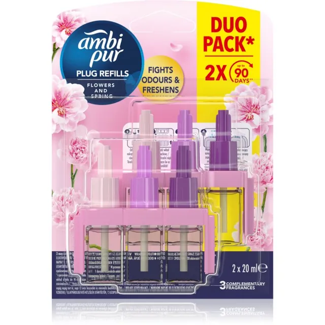 AmbiPur 3volution Flowers&Spring varutäidis 2x20 ml