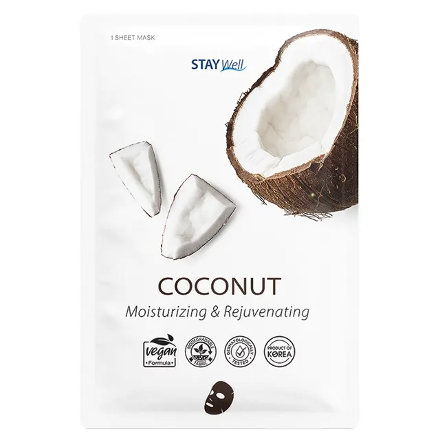 STAY WELL Coconut Sheet Mask 20g