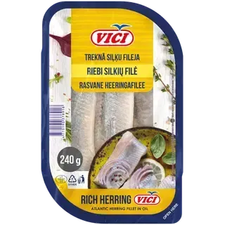 Heeringafilee rasvane, VICI, 240 g