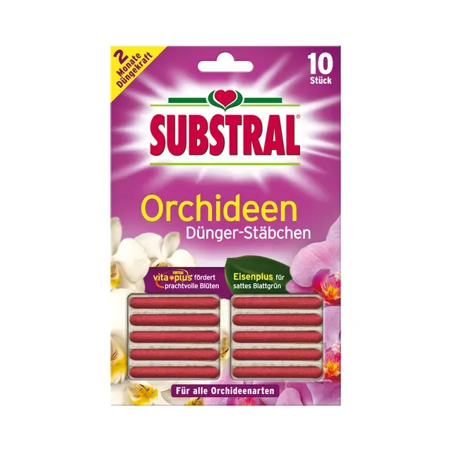 Orhidee väetisepulgad, SUBSTRAL, 10 tk