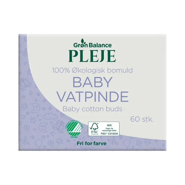 Vatitikud imikutele, GRØN BALANCE, 60 tk