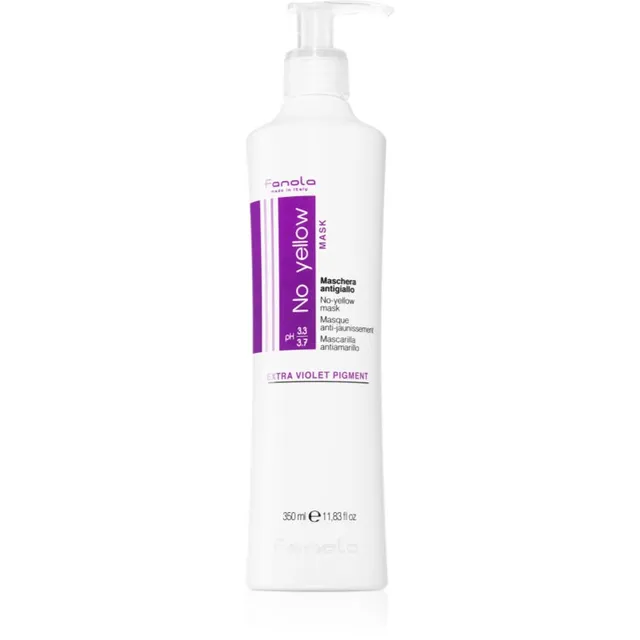 Fanola No Yellow Mask Juuksemask kollaste toonide neutraliseerimiseks 350 ml