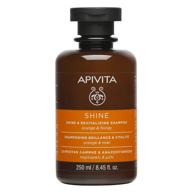 Apivita Shine & Revitalizing Orange & Honey läiget andev šampoon 250 ml