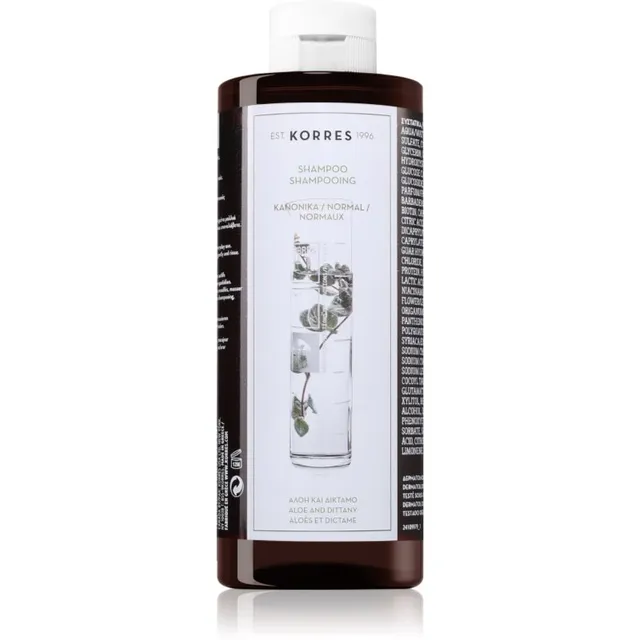 Korres Aloe & Dittany Õrn šampoon igapäevaseks kasutamiseks 400 ml