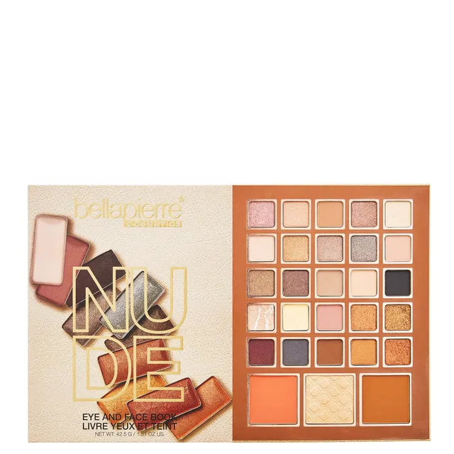 BELLAPIERRE Nude Eye & Face Book Palette 42.5g