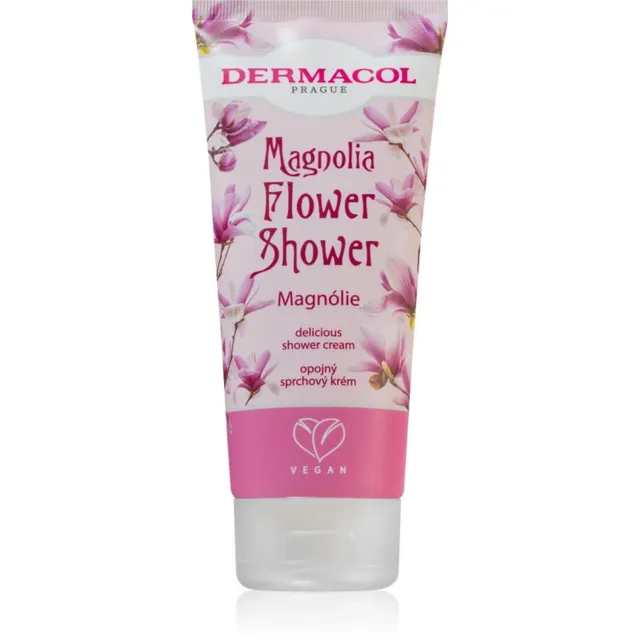 Dermacol Flower Care Magnolia Õrn dušikreem lillelõhnaga 200 ml