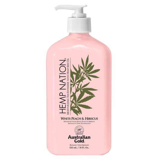 Hemp Nation White Peach & Hibiscus päevitust pikendav kehakreem 535ml