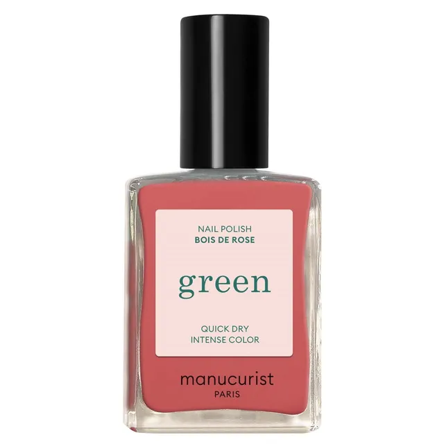 MANUCURIST Green Nail Polish Bois De Rose 15ml