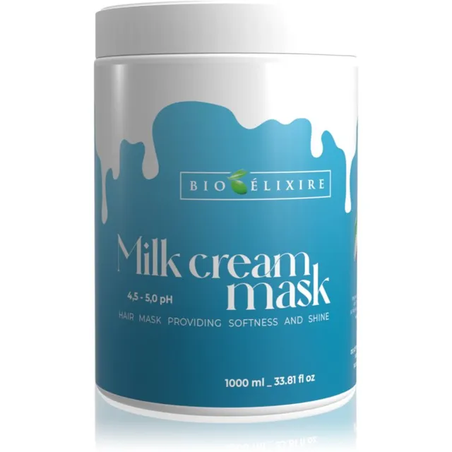 Bioélixire Milk Cream Mask säravate ja pehmete juuste jaoks 1000 ml
