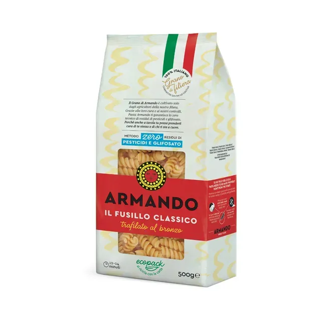 Pasta Fusilli Bronze, IL GRANDO DI ARMANDO, 500 g