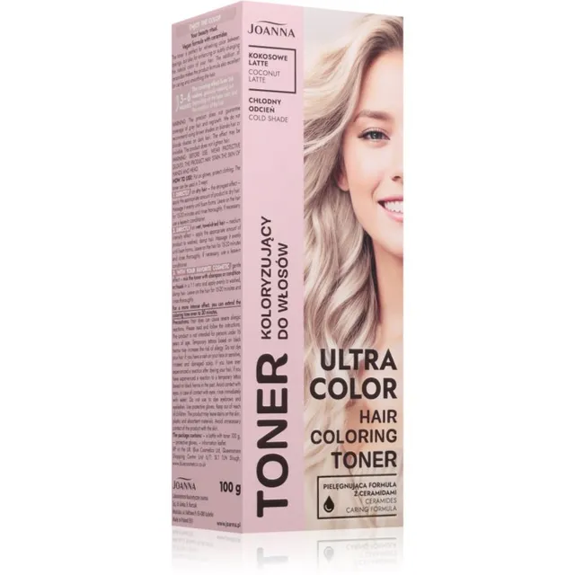 Joanna Ultra Color värviline tooner varjund Coconut Latte 100 g