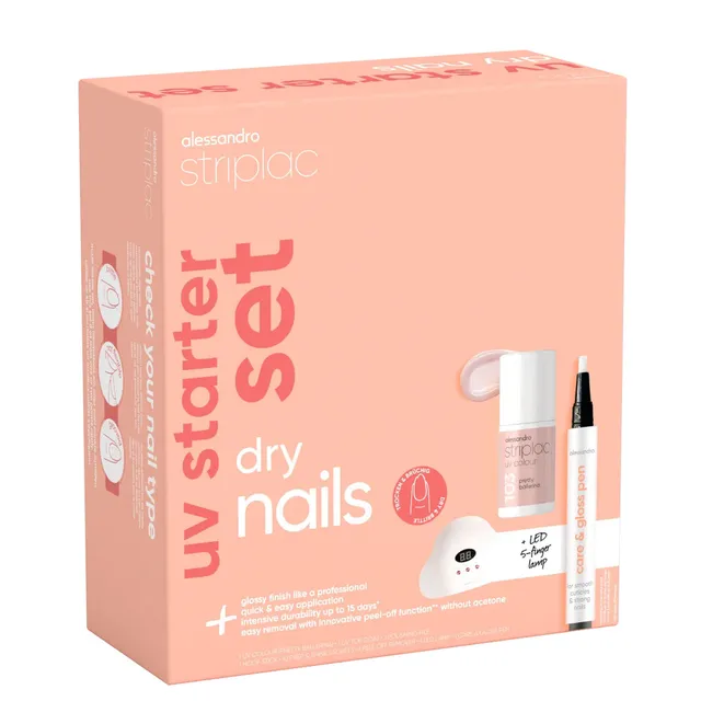 ALESSANDRO Striplac UV Starter 1 Colour Dry Nails komplekt