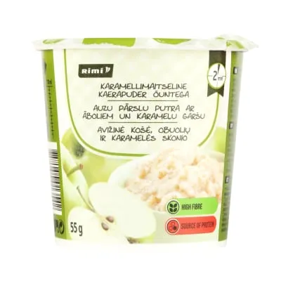 Kaerapuder karamellimaits. õuntega Rimi 55g