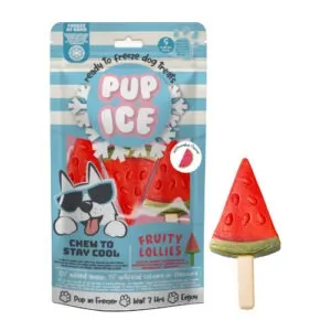PUP ICE Fruity Lollies arbuusi jäätis koertele 2 tk
