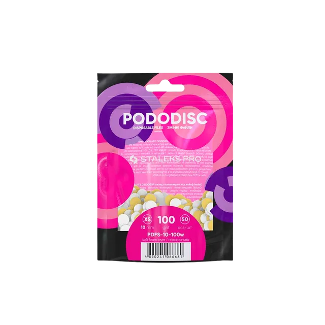 Staleks Pododisc Expert XS pediküüri lihvkettad pehmendusega valge