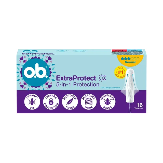 Tampoon Extra Protect normal, O.B., 16 tk