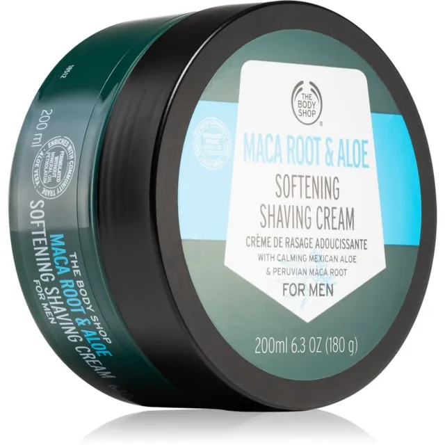 The Body Shop Maca Root & Aloe Shaving Cream Raseerimiskreem meestele 200 ml