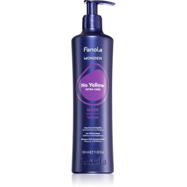 Fanola Wonder No Yellow Mask Juuksemask kollaste toonide neutraliseerimiseks 350 ml