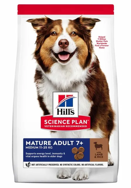 Hill's Science Plan Mature koeratoit lambaga keskmisele koerale 2,5kg