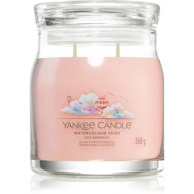 Yankee Candle Watercolour Skies lõhnaküünal signatuur 368 g