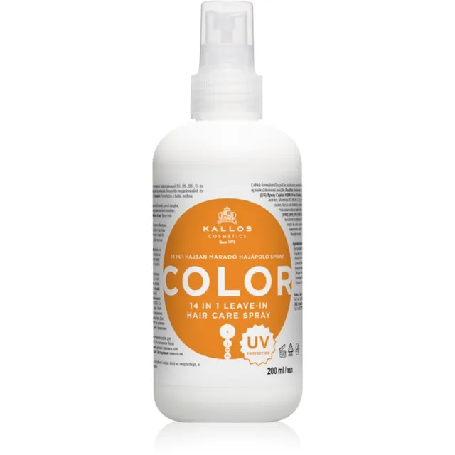 Kallos KJMN Color Juustesse jäetav pihusti SPF-iga 200 ml