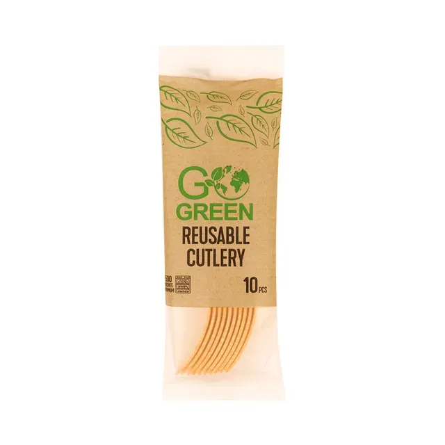 Kahvlid, GO GREEN, 10 tk